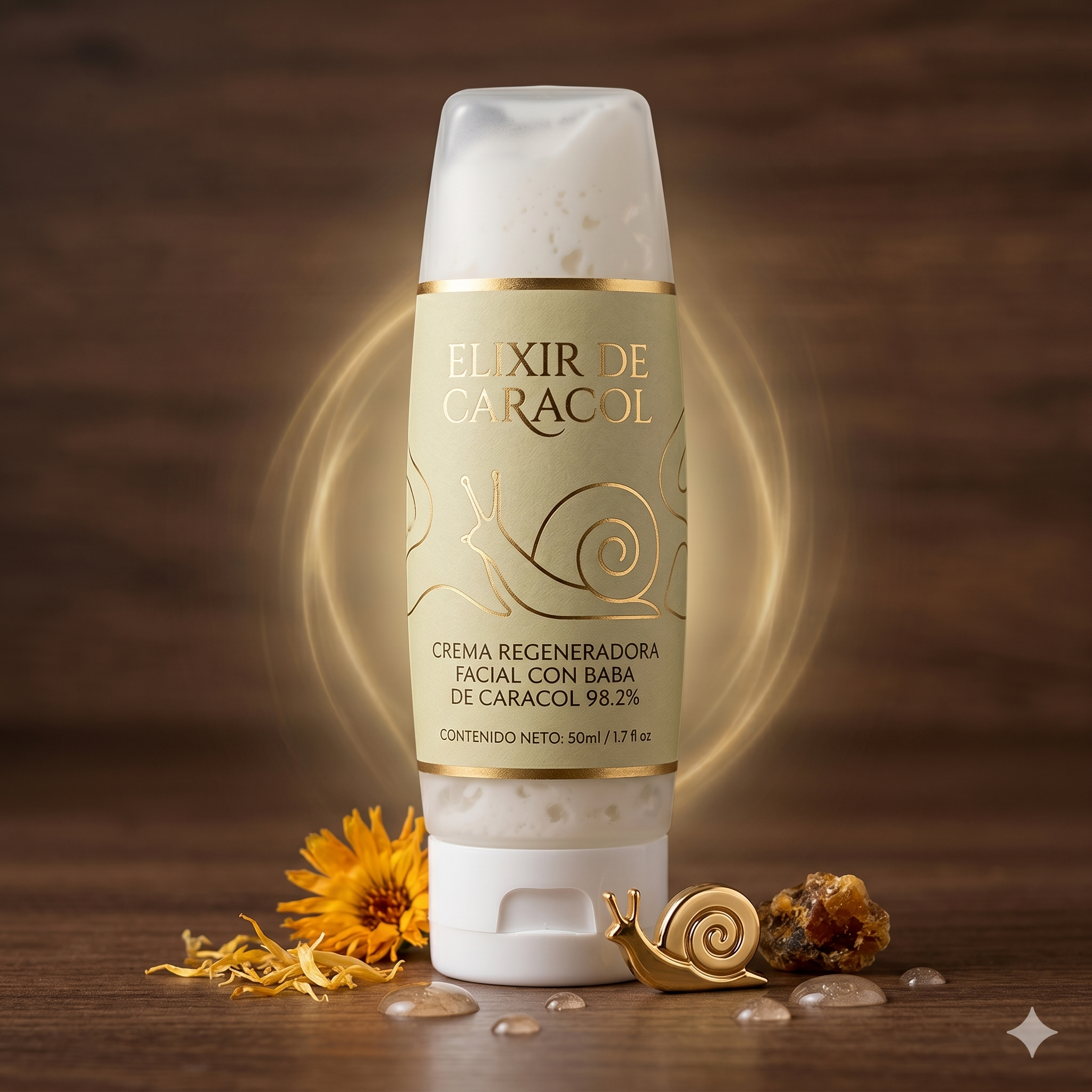 Crema Anti-Edad, Regeneradora y Despigmentante con Baba de Caracol 60ml