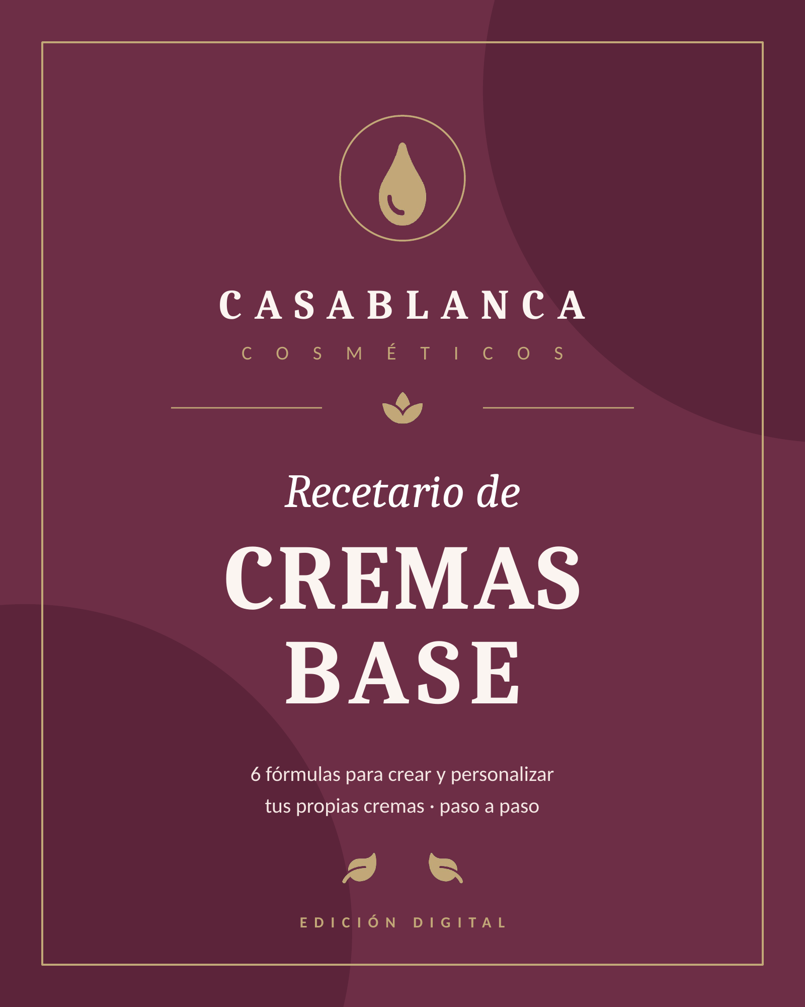 Recetario de Cremas Base | 6 Fórmulas para Crear y Vender (PDF)